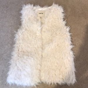 Faux fur vest